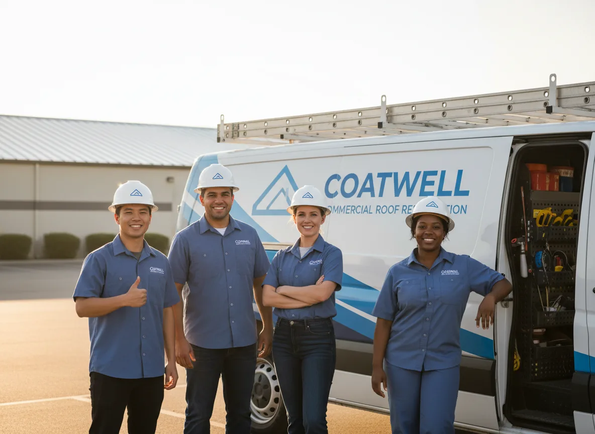 Commercial roof coating company in Crowder, OK